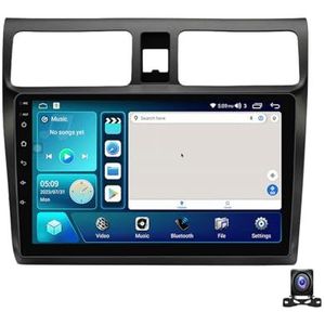 Android 13 Autoradio GPS Navigatie Player Voor Suzuki Swift 2003~2010 9 inch Touchscreen Bluetooth Car stereo Ondersteunt 4G/RDS/DSP/Car Play, met Achteruitrijcamera,4 core m150s 2g+32g