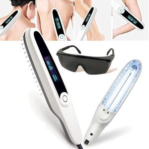 Fototherapielamp UV - 311nm Slanke band, UVB-therapielampen, LCD digitale timerregeling/Met Veiligheidsbril, Bestralingsgebied Licht:48 Cm², Kamontwerp, Voor Gebruik Op Huid, Lichaam, Hoofdhuid,A