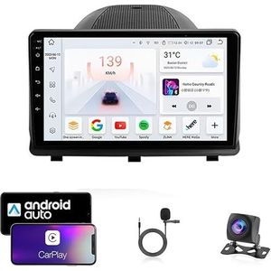 9 Inch Autoradio Compatibel voor Opel Antara 1 2006-2017 met GPS Navigatie CarPlay Android Auto Acht-Core 4G Bluetooth WiFi MirrorLink Stuurwiel Afstandsbediening(T5 8 Core 4G+Wifi 6G+128G)