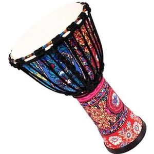 Djembé Trommel 8-inch Verstelbare Lichtgewicht PVC Body Schapenvacht Drumvel Afrikaanse Drum Handtrommel Voor Volwassenen (Size : B)