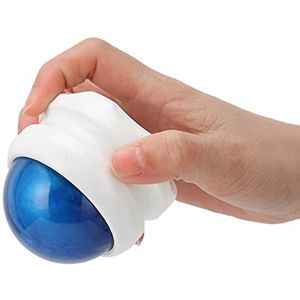 Fitness Roller Massage Ball, Essentiële Olie Spier Ontspanning Roller Ball Massager voor Nek Rug Schouders Armen Been Hand(blauw)
