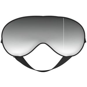 Ombre wit naar zwart afdrukken veelzijdige rust helper, zacht slaap oogmasker dubbelzijdig voor yoga, kamperen, zacht slaap oogmasker