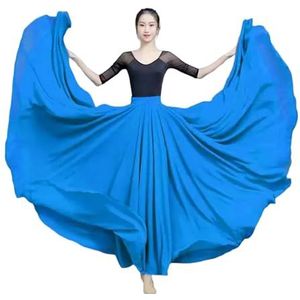 Gyios Long Skirt Chiffon Long Skirt For Women Elegant Casual High Waist Boho Beach Maxi Skirts-color 15-90cm(160-164)