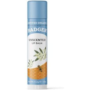 Badger Lip Balm Unscented - parfumvrij, 4,2 g