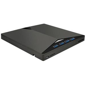 7-in-1 USB 3.0 Type C Externe CD DVD RW Optische Drive Plug-and-Play Slim Gebruiksvriendelijk