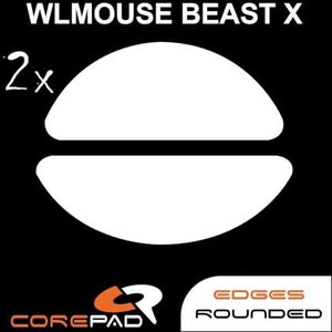 Corepad Skatez PRO 289 vervangende muisvoeten compatibel met Wlmouse Beast X Wireless