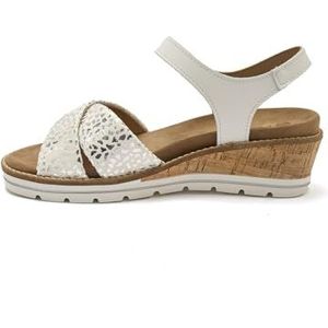 Pediconfort - Stretch buisvormige sandalen - DAMES, Wit, 38 EU