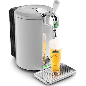 Krups Beertender Drukbiermachine, 5 l vaten, merken van de Heineken Groep, controlelampje, Perfecte temperatuur en schuim, vers bier, eenvoudige installatie, Compact VB452E10