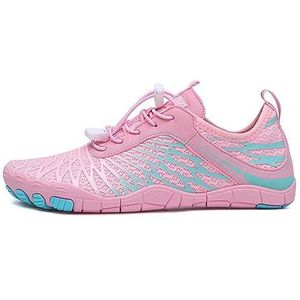 Hike Footwear Barefoot For Women Men New Breathable & Non-Slip Athletic Barefoot Shoes Wide Toe Water Shoes (Color : Pink, Size : 39 EU)