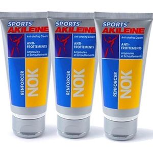 Akileïne Sports NOK Anti-wrijving crème - 3 tubes van 75 ml