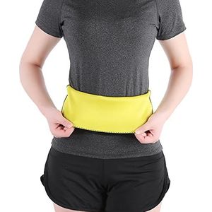 Taille trainingsriem, 6 maten vrouwen mannen buik buik afslanken taille training buikriem body shaper voor verminderen buikvet, gewichtsverlies, slank blijven (S), Zwart, S