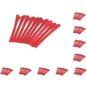 10 Set van 10x Siliconen Brillen End Tips Oor Sok Tubes Vervangingen Rood
