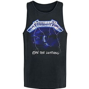 Metallica Ride The Lightning Tanktop zwart L 100% katoen Band merch, Bands, Duurzaamheid