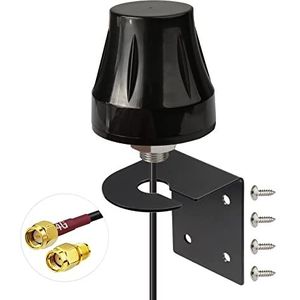 Bingfu 4G LTE 5dBi SMA Male Antenna Outdoor Fixed Bracket Wall Mount Waterproof Antenna for 4G LTE Router Cellular Gateway Home Phone Modem Game Trail Camera