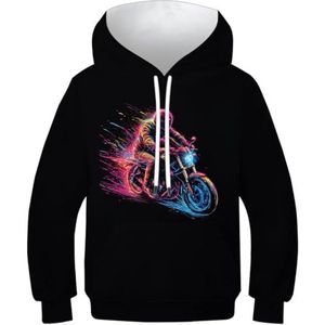 VFKLZCNYR Panther Jongens Meisjes Hoodie 3D Hoodies Cool Grappig Grafisch Gedrukt Trui Sweatshirts met Pocket Atletische Casual voor Kinderen Kleding, Style-5, 6-7 jaar