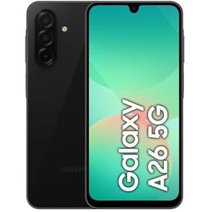 Samsung Galaxy A26 5G (A266B/DS), Dual SIM, 128GB, 6GB Ram, Zwart, Global Version