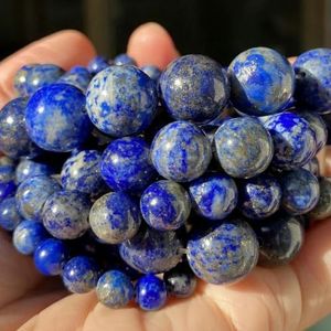 Natuursteen kralen 4 6 8 10 mm Tijgeroog Lava Turkoois Agaten Jaspers Kralen voor sieraden maken DIY armband ketting-Lapis Lazuli-8 mm 45 tot 46 stuks