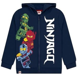 Lego Ninjago Hoodie | Ninjago Kleding voor Jongens | Ninja Kinder Hoodie | Blau | 116