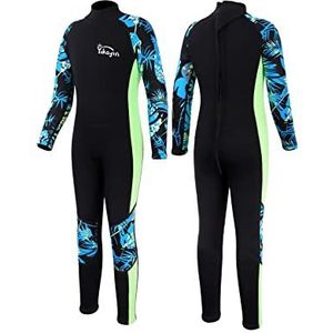 Yikayin Duikpak voor kinderen, 2,5 mm, neopreen, duikpak voor tieners en meisjes, om te zwemmen, duiken, snorkelen, surfen, sup