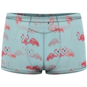 Leuke Roze Flamingo Heren Boxer Slips Sexy Shorts Mesh Boxers Ondergoed Ademend Onderbroek Thong