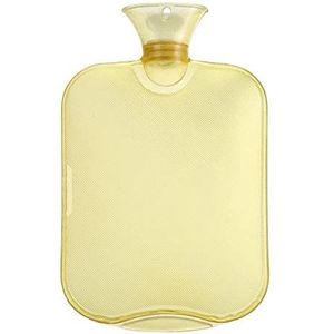 DieffematicRSD Warmwaterkruik 2000 ml water-vulling warmwatertassen dikke watertas fles transparante warmwaterflessen hoge dichtheid PVC explosieveilige zak (Color : Yellow)