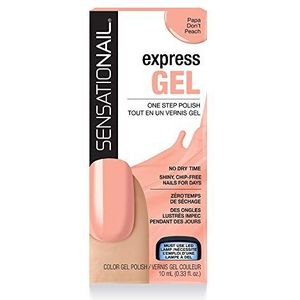 SensatioNail Express Gel Polish Papa Don't Peach, per stuk verpakt (1 x 10 ml)