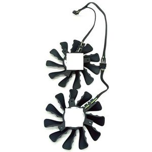 Voor Sapphire Fd7010h12d 12V 0.35a rechte diameter 85mm pitch-row 40MM grafische kaart dubbele ventilator
