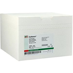 Cellona synthetische watten 10 cmx3 m steriel, 8 stuks