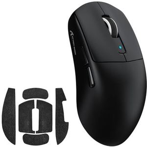 MAMBASNAKE x ATTACK SHARK R6 39g SUPERLIGHT Mouse with Grip Tape, PixArt PAW3950MAX Gaming Sensor, Wireless 8K, MCU Nodic 52840, BT/2.4G/Wired Gaming Mouse, Adjustable DPI 42000, for Win11/Xbox/PS/Mac