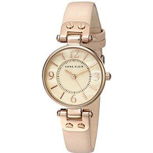 Anne Klein 10/9442RGLP - horloge, fuchsia/beige, Modieus