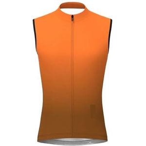 YGLEEULI Fietsjack Heren Fietsvest voor Mannen Mouwloos Fietsvest Winddicht Mountainbike Fietsen Mouwloze Jersey (Fietsvest 9,5XL)