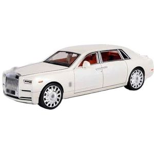 legering auto model speelgoed Voor Rolls-Royce voor Phantom 1:20 legering automodel met paraplu-trekspeelgoed (Color : White)