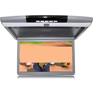 Draagbare dvd-speler voor videospelers op hoofdsteunen in auto's 17.3 Inch Auto Monitor Auto Video Speelt 1080P Multimedia HD Plafond TV Dak Mount Display FM HDMI met HD-roterend scherm (Color : 17.3