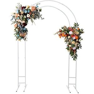 Hexagon Boog Bruiloft Achtergrond Stand Metalen Frame Bloem Ballon Display | NL