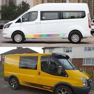 KUSQCRGA 2 stuks/partij autostickers campervan sport graphics vinyl film decals, geschikt voor Ford Transit MK6 MK7 tuning accessoires