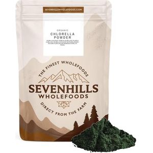 Sevenhills Wholefoods Bio Chlorellapoeder, gebroken celwand, 500g
