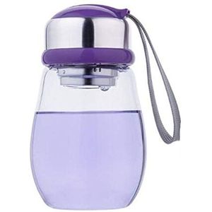 Warm water beker, WATERCUP het glas met een grote theekop, geïsoleerde beker, waterbeker, set studenten.(Pink)