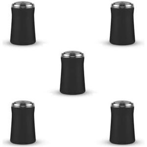 5 Set van Mini Facial Scheerapparaat Waterdichte Reizen Kapper Haar Trimmer Aluminium Wasbare Huishoudelijke Baard Clipper Gift Scheren Zwart