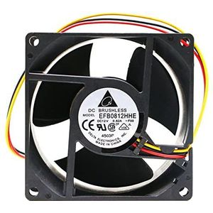 Original EFB0812HHE 8038 12V 0.62A 8cm Gale volume double ball server chassis fan