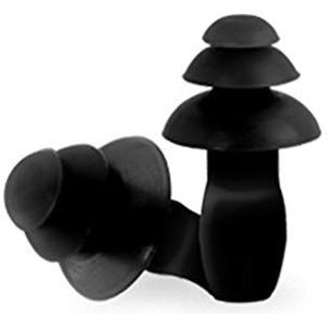 Oordopjes om te slapen, herbruikbare ruisonderdrukkende oordopjes om te slapen, oordopje Super geluiddichte slaap Anti-geluid Leren Student Slaap Snurken Ruisonderdrukking t (kleur: zwart, maat: M 6 p