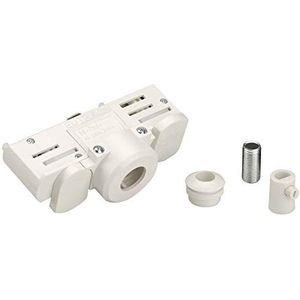 Eutrac Eutrac 3-fase stroomrailadapter, inclusief montagetoebehoren, wit 145991