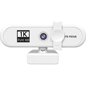 Kalttoy 1080P Webcam Autofocus Breedbeeld Computer Camera met Microfoon & Privacy Cover