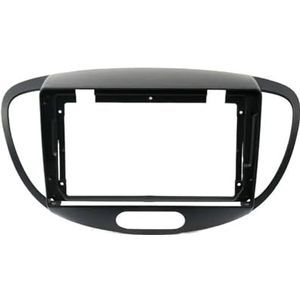 Autoradio-fasciapaneelplaatframe Auto 2Din Audio Frontpaneel Fascia Frame Voor Hyundai I-10 I10 2007 2008 2009 2010 2011-2013 9"" Groot Scherm Radio Stereo Paneel Dashboard Dashboardbekledingframe(Zwar