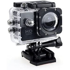 Actiecamera's Sport DV Mini, 1080p Action Camera, Outdoor Helm Onderwater Waterdichte Camera, Camera Video Registratie 2.0 Inch Action Camera 4K Waterdichte en duurzame behuizing (Size : Nero)