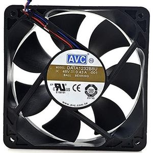 For Server Fan for High-Performance CPUs DATA1232B8U -001 DC48V 0.43A 120x120x32mm 3-Wire LMNCBVYA
