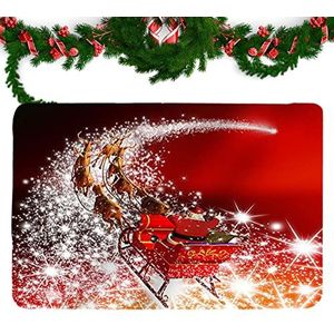 Kerst keukentapijten - Kerstmat Decoraties,Non Slip Christmas Welcome Mat Decoratieve karpetten voor Hal Keuken Woonkamer Jomewory