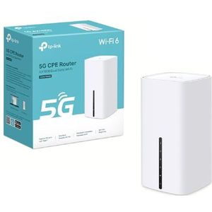TP-Link Archer NX200 Router 5G Wi-Fi 6 AX1800Mbps met SIM, Dual Band, Plug & Play, Gigabit WAN/LAN, 4K-QAM, Beamforming, 8×5G/LTE, 2× Wi-Fi interne antenne, EasyMesh, HomeShield
