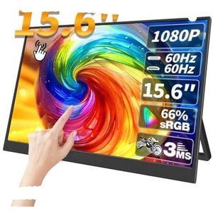 15,6 inch touchscreen draagbare monitor ADS-IPS 1920 * 1080P 300cd/m2 uitgebreid scherm geschikt for laptop tweede scherm