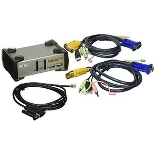 ATEN CS1732 USB KVMP Switch KVM-switch Zwart