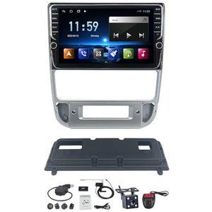 Android 11 Autoradio Voor Peugeot 406 1995-2005 - 2 Din - 9 Inch Scherm - Ondersteuning Stuurwiel/Bluetooth/DSP Carplay Android Auto/FM RDS DAB+ Radio/4G Wifi/Back-up camera (Color : B, Size : K100S